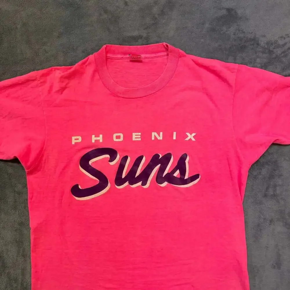 USA vintage Fruit Phoenix Suns Size L Pink T-Shirt fruit of the loom